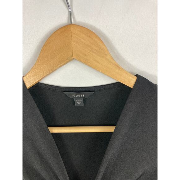 NWT Guess Knot Front Dress in Jet Black Size XS - Picture 4 of 6